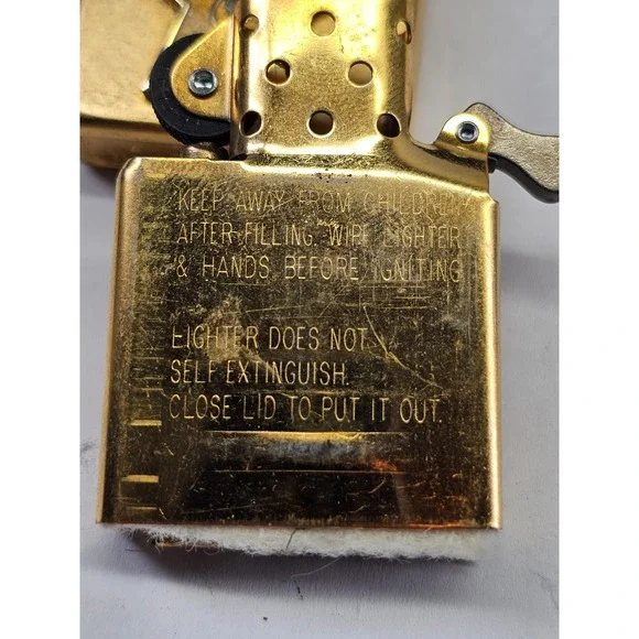 Zippo Cigar Lighter Hollywood 100th Anniversary 2001 Gold United States